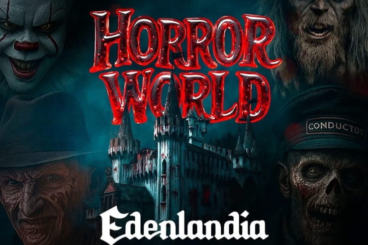 La locandina di Horror World, Edenlandia - Foto Instagram - Retesei.com