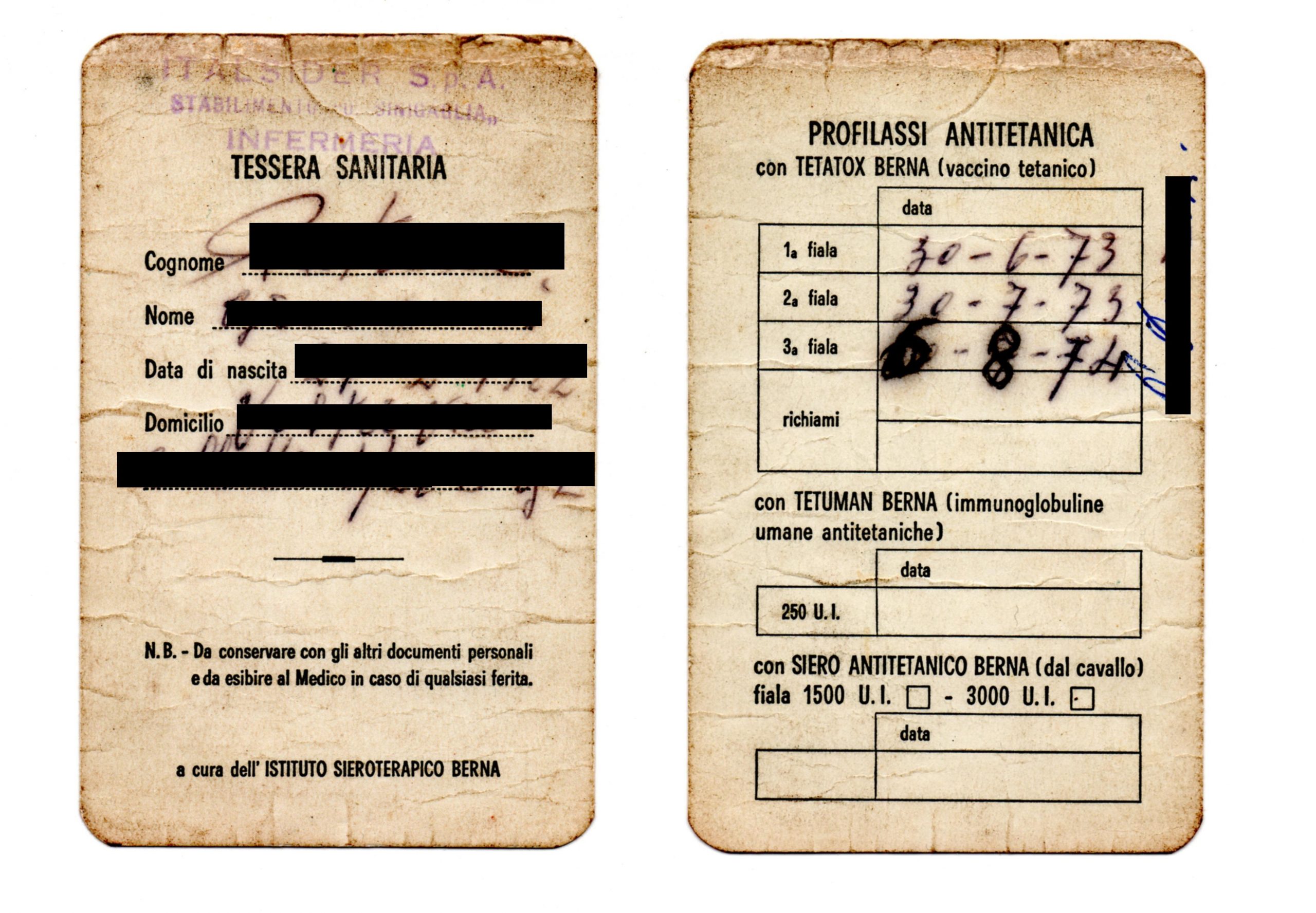 Area Caudina: Aggiornamento sulla Consegna degli Attestati di Vaccinazione