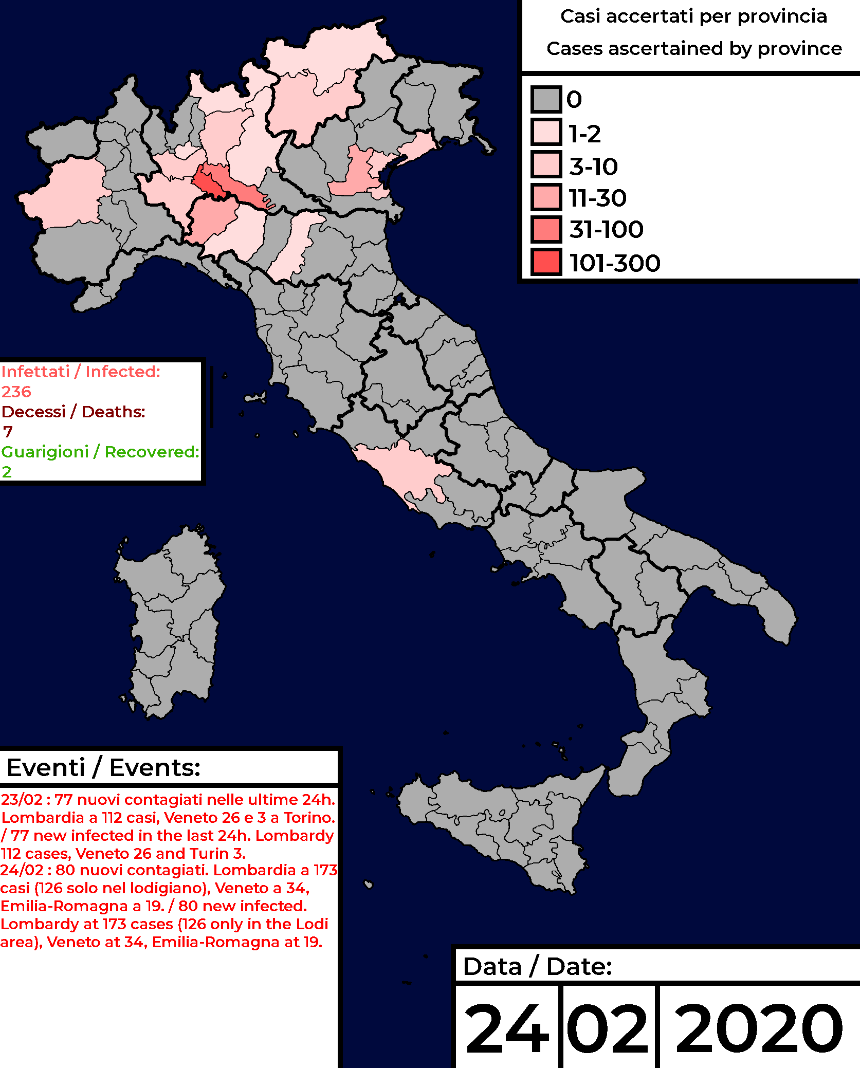 Italia: 18.025 Nuovi Positivi al COVID-19, Tasso di Positività in Salita